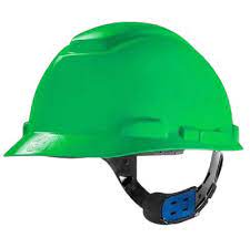 CAPACETE H-700 VERDE COM AJUSTE JULGULAR 3M