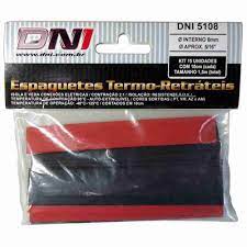 KIT 15 ESPAGUETE TERMO-RETRATIL 8MM 5108 DNI
