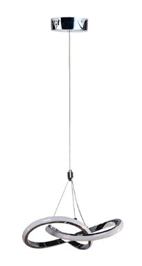 PEDENTE DUBAI CROMADO 15W 3000K TASCHIBRA